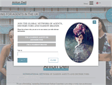 Tablet Screenshot of antondell.com